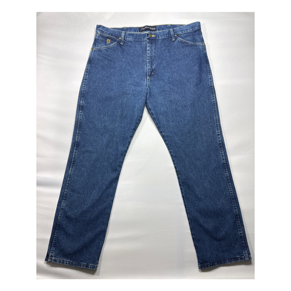 Wrangler George Strait Collection Men's Straight Leg Blue Jeans -40x32 (41x32.5)